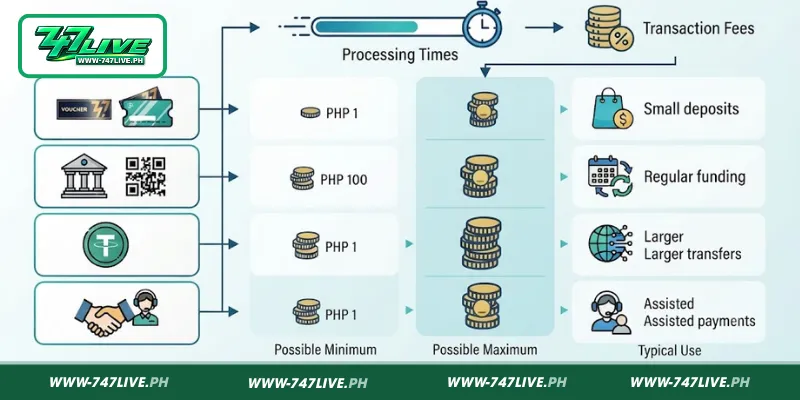 Deposit 747LIVE Payment Options, Limits & Processing Times Deposit 747LIVE Payment Options, Limits & Processing Times
