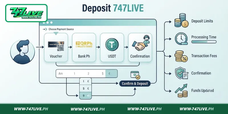Deposit 747LIVE – Understanding the Funding Process Deposit 747LIVE – Understanding the Funding Process