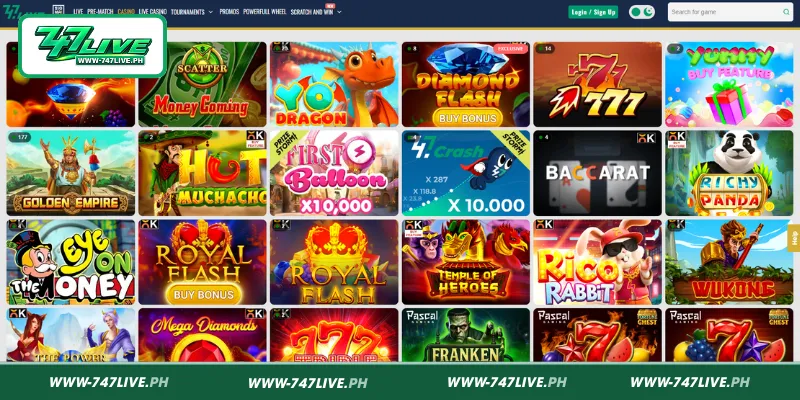 Featured 747LIVE Jackpot Slots Titles Available Featured 747LIVE Jackpot Slots Titles Available