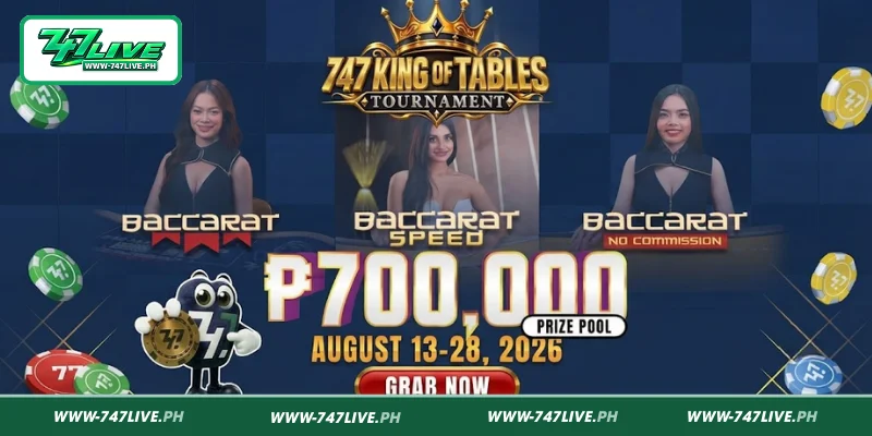 Introducing the 747 King of Tables Tournament Offer Introducing the 747 King of Tables Tournament Offer