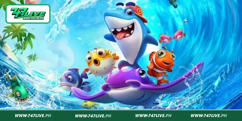 Overview of mixed fishing reward game at 747LIVE