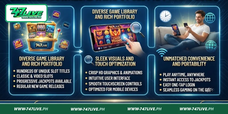 Reasons to download the 747LIVE Jackpot slot app to your phone