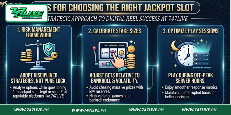 Tips for choosing the right Jackpot slot at 747LIVE